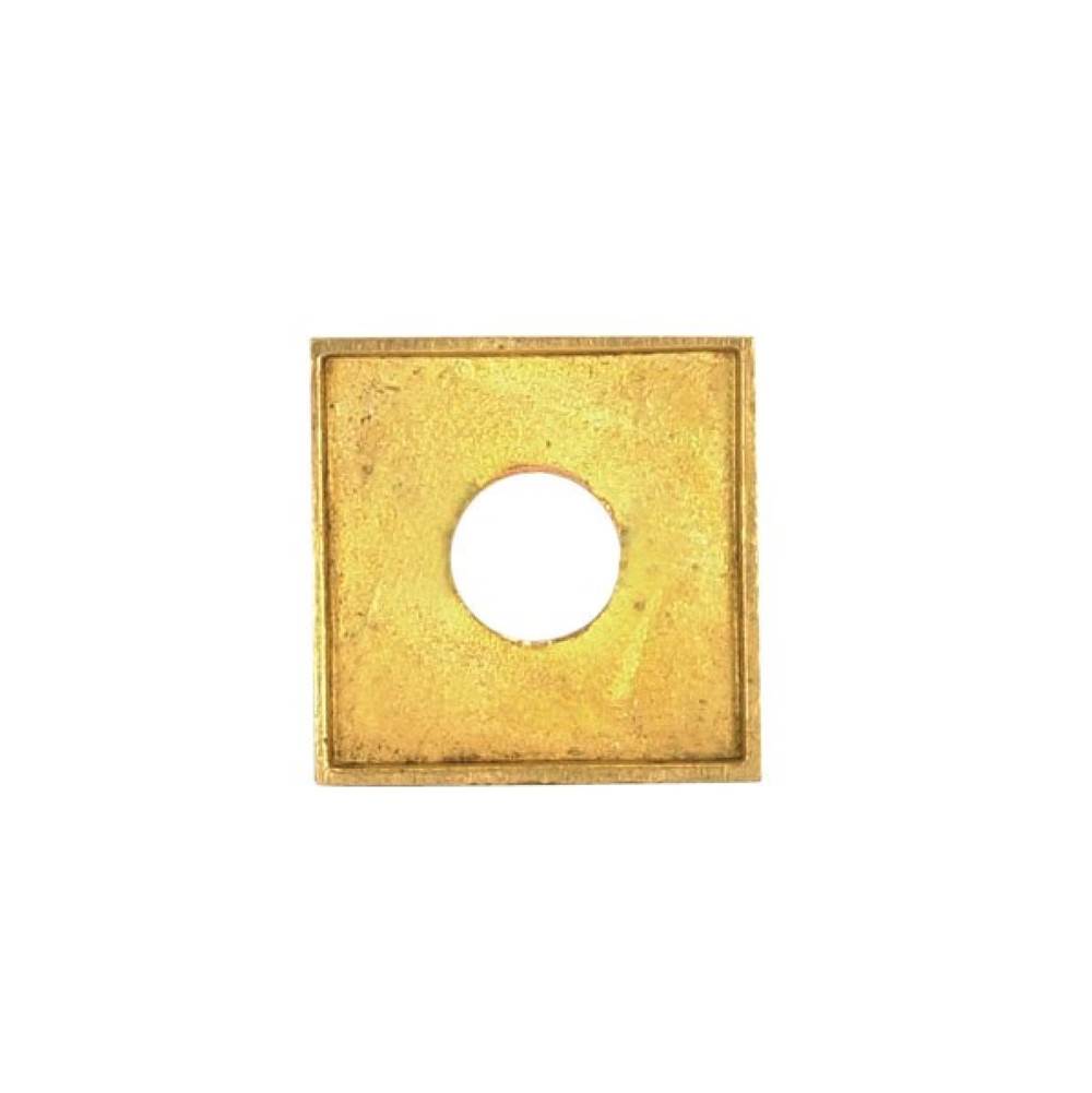 Satco 1'' x 1/8 Square Solid Brass Check