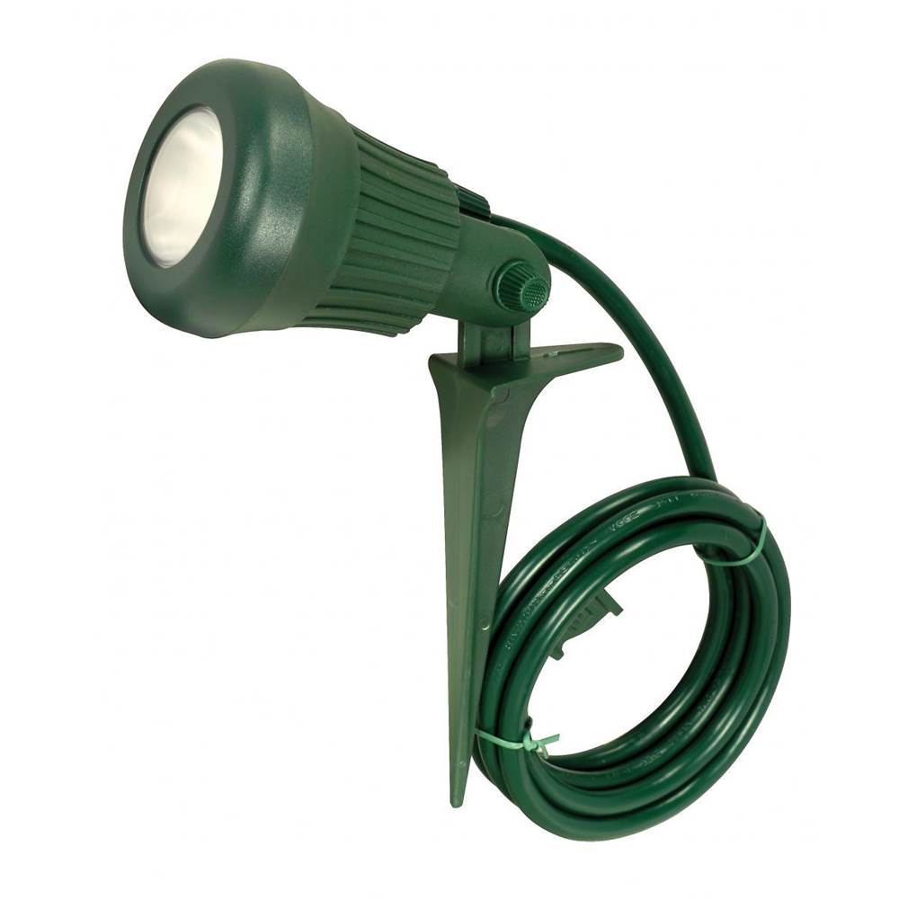 Satco Green 5 LED Floodlight with 6 ft