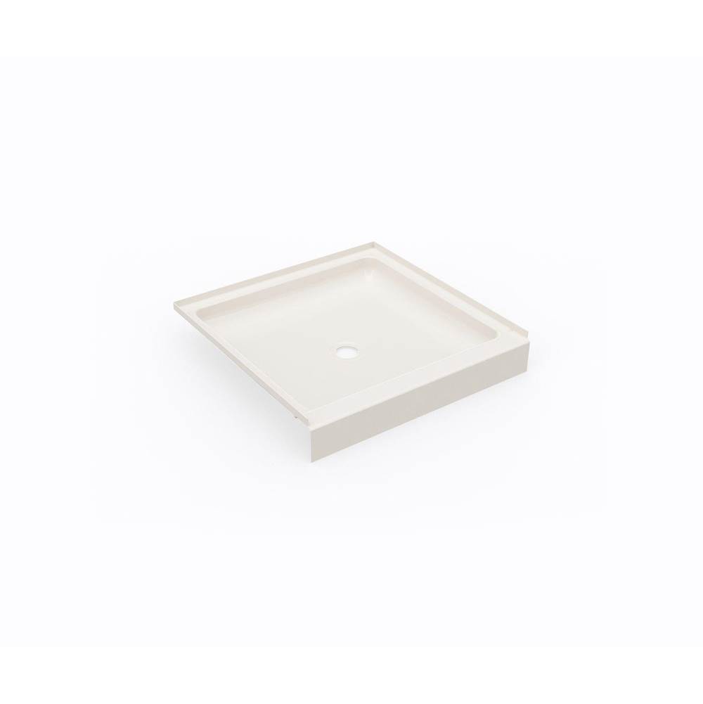 Swan SS-3232 32 x 32 Swanstone® Alcove Shower Pan with Center Drain in Bisque