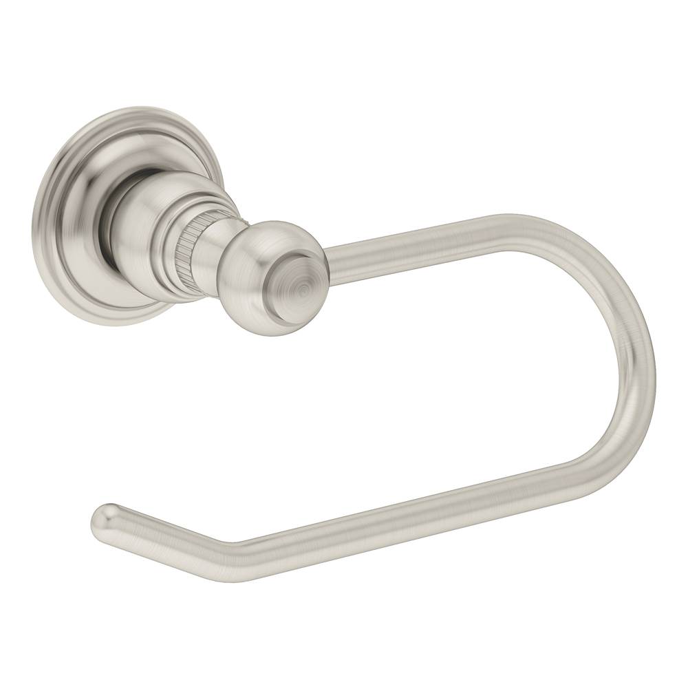 Symmons Carrington Wall-Mounted Toilet Paper Holder in Satin Nickel