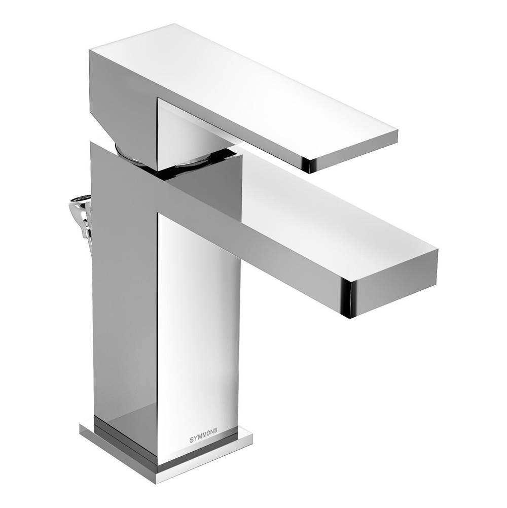 Symmons Duro Single Hole Single-Handle Bathroom Faucet with Deck Plate in Polished Chrome (0.5 GPM)
