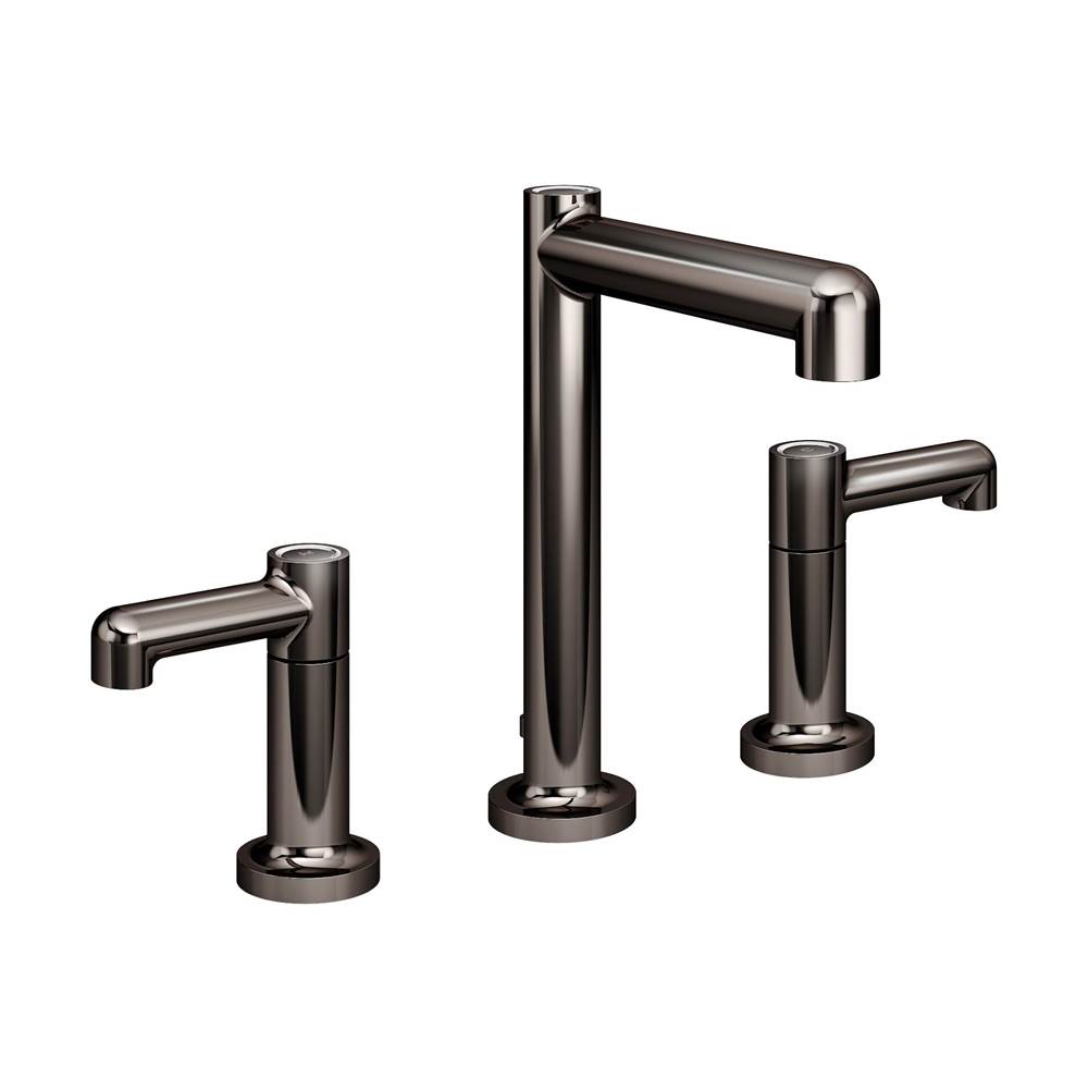 Central Kitchen & Bath ShowroomSymmonsMuseo Widespread 2-Handle Bathroom Faucet with Drain Assembly in Polished Graphite (1.0 GPM)