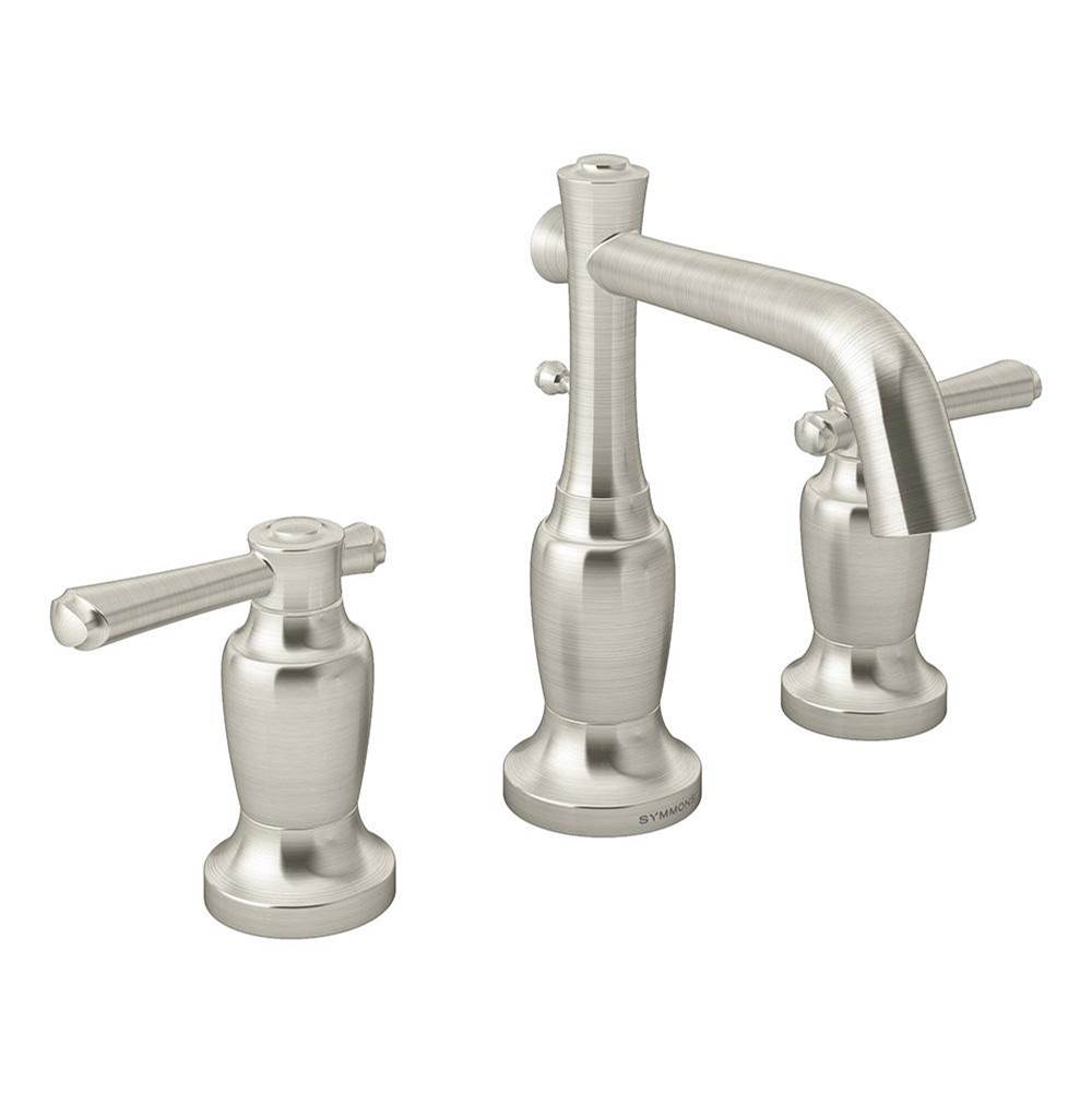 Central Kitchen & Bath ShowroomSymmonsDegas Widespread 2-Handle Bathroom Faucet with Drain Assembly in Satin Nickel (1.5 GPM)