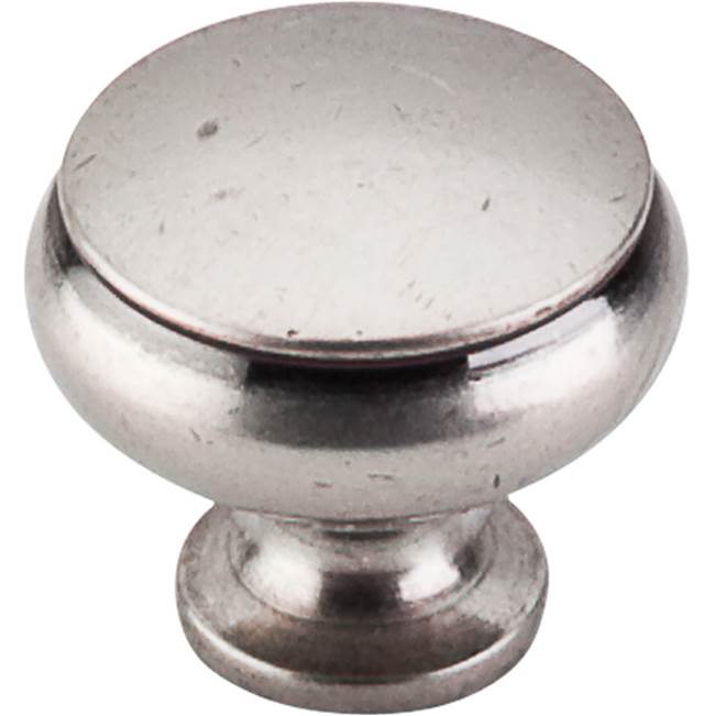 Top Knobs Cumberland Knob 1 1/4 Inch Pewter Antique