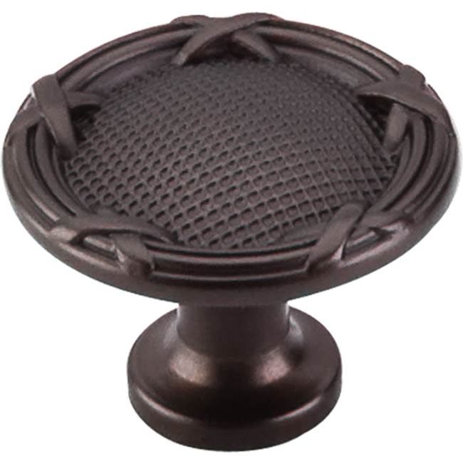 Top Knobs Ribbon and Reed Knob 1 1/4 Inch Oil Rubbed Bronze