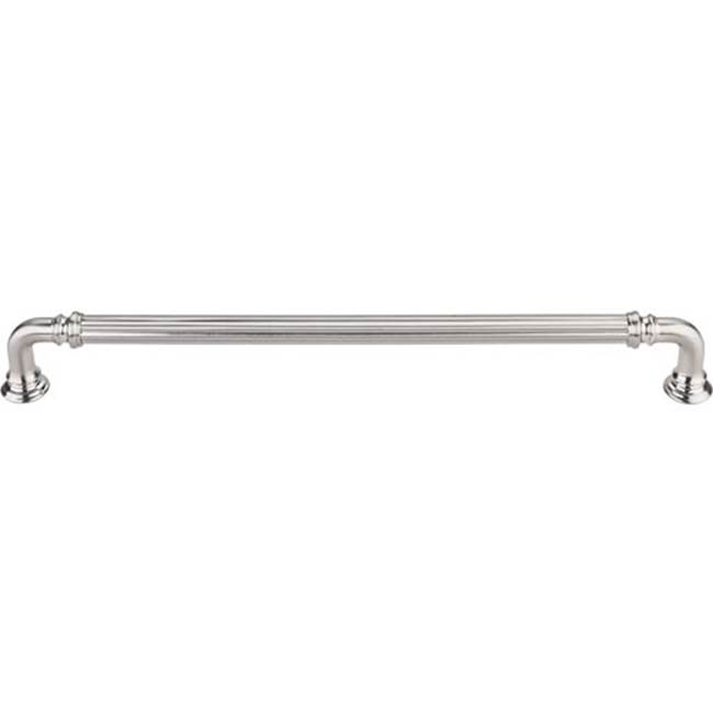 Top Knobs Reeded Pull 9 Inch (c-c) Brushed Satin Nickel